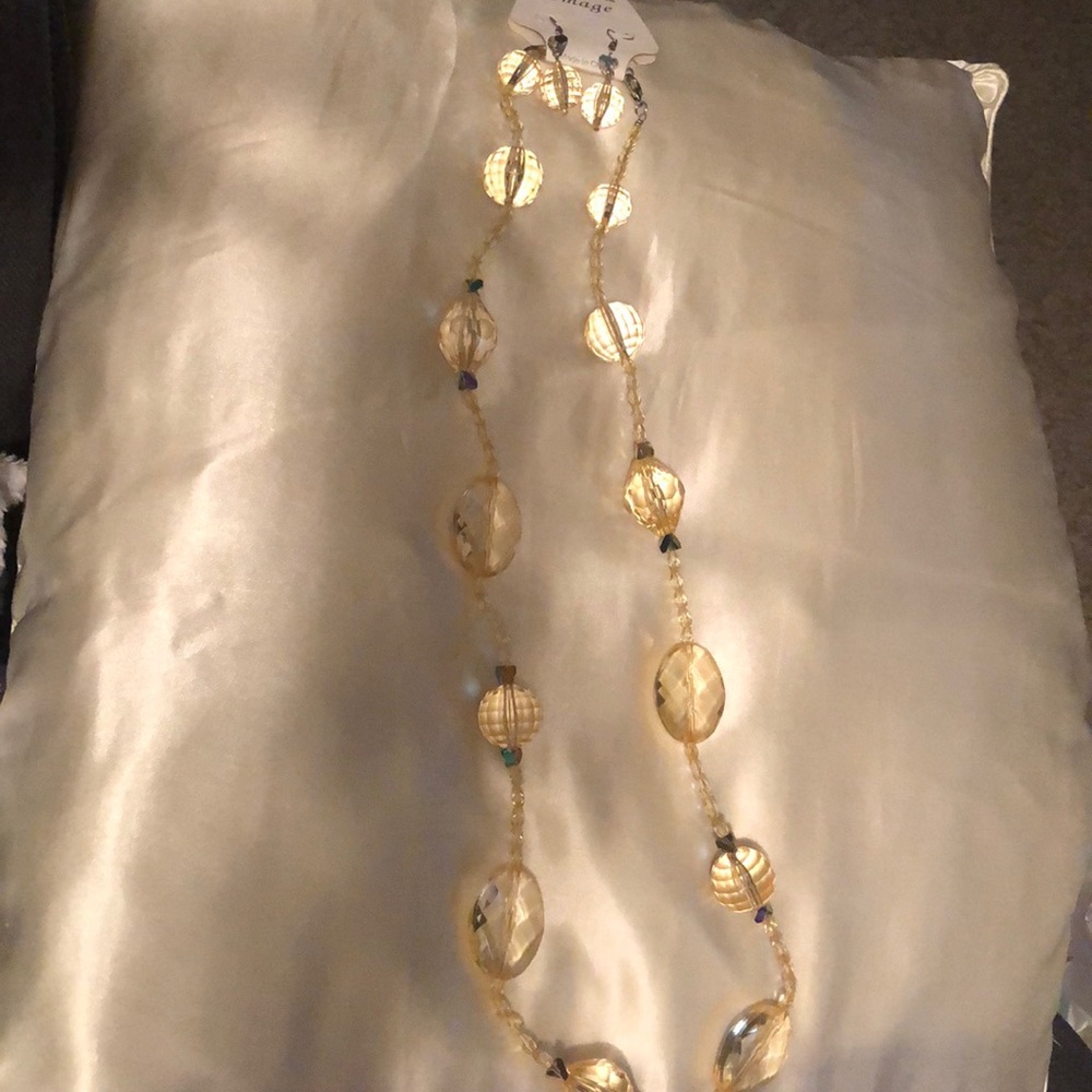 Image 30” necklace and matching earring